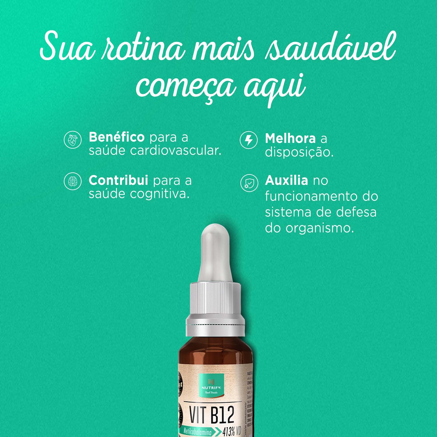 VIT B12 Líquida Nutrify - Foto 4