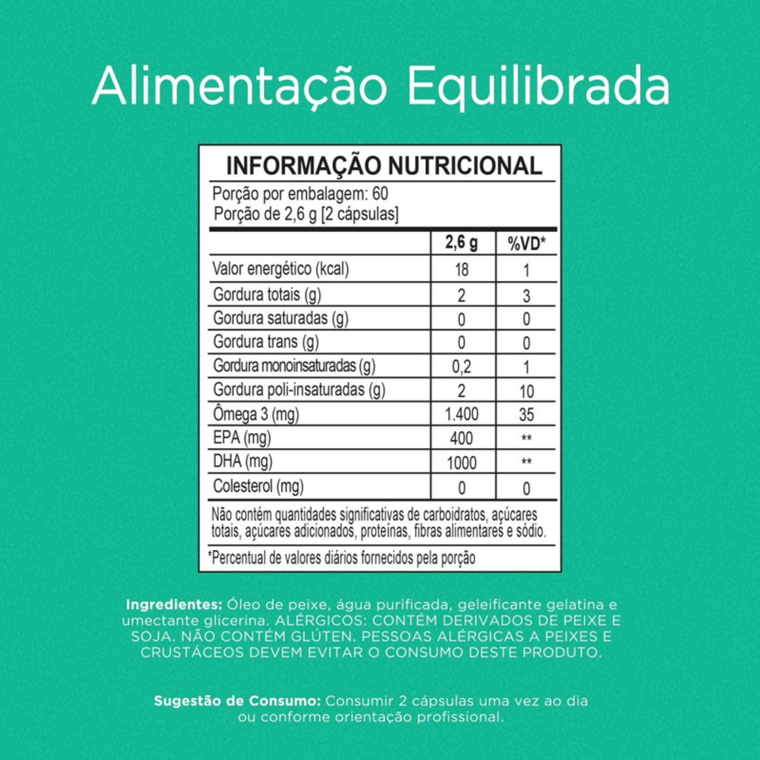 Nutrify DHA 1000 - Ácidos Graxos Ômega 3 - 120 Cápsulas - Foto 3