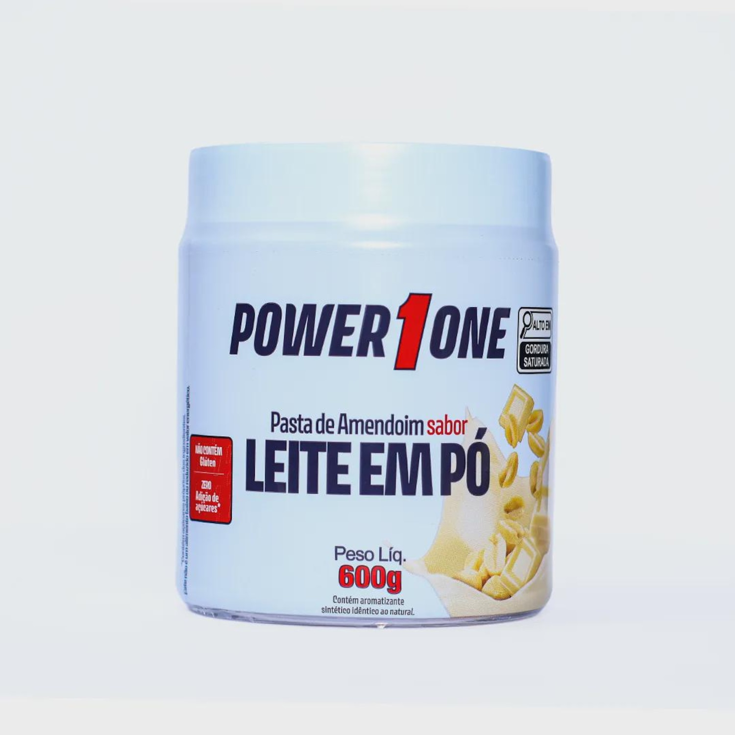 Pasta de Amendoim sabor Leite em pó 600g - Foto 1