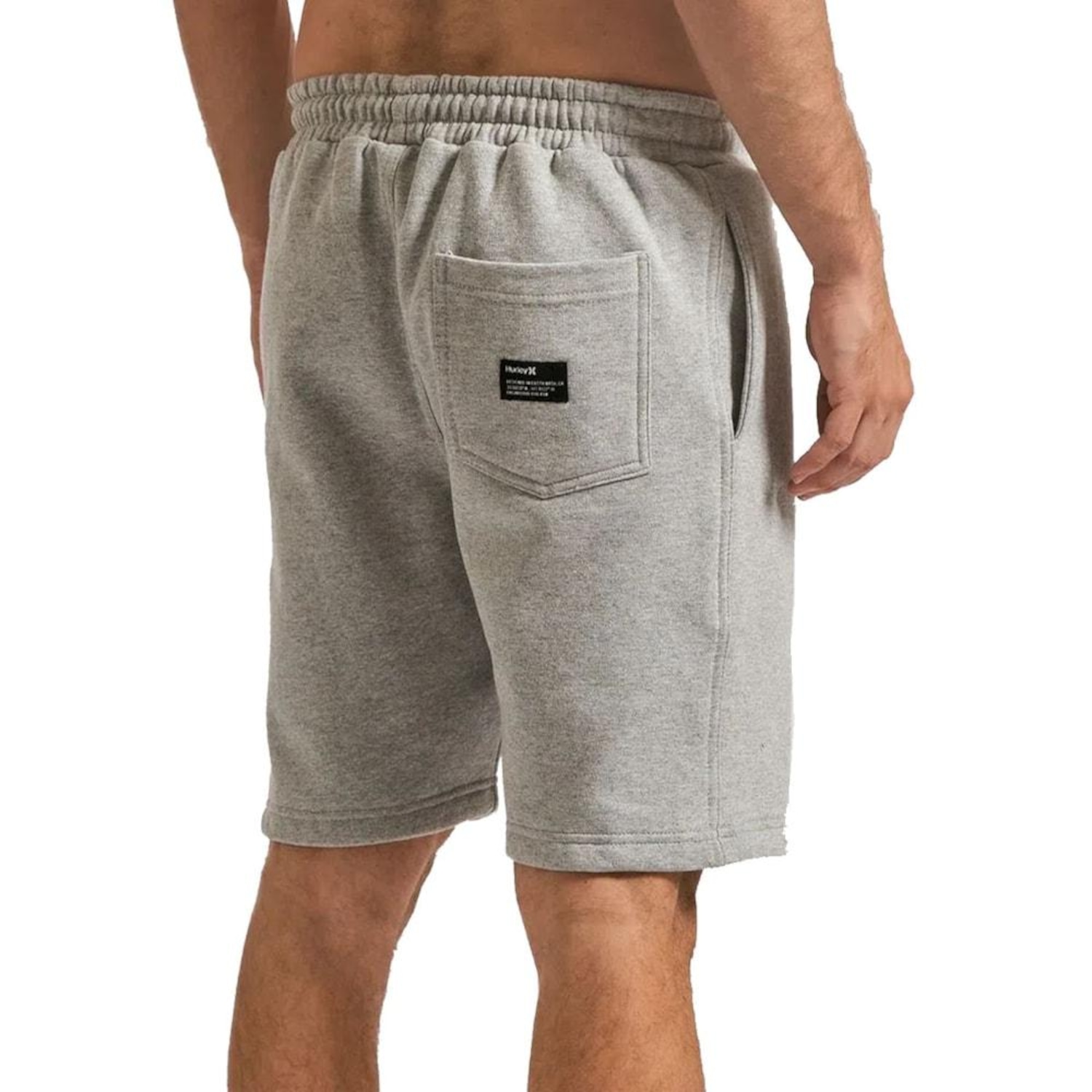 Bermuda de Moletom Hurley Circle Icon Masculina - Foto 2