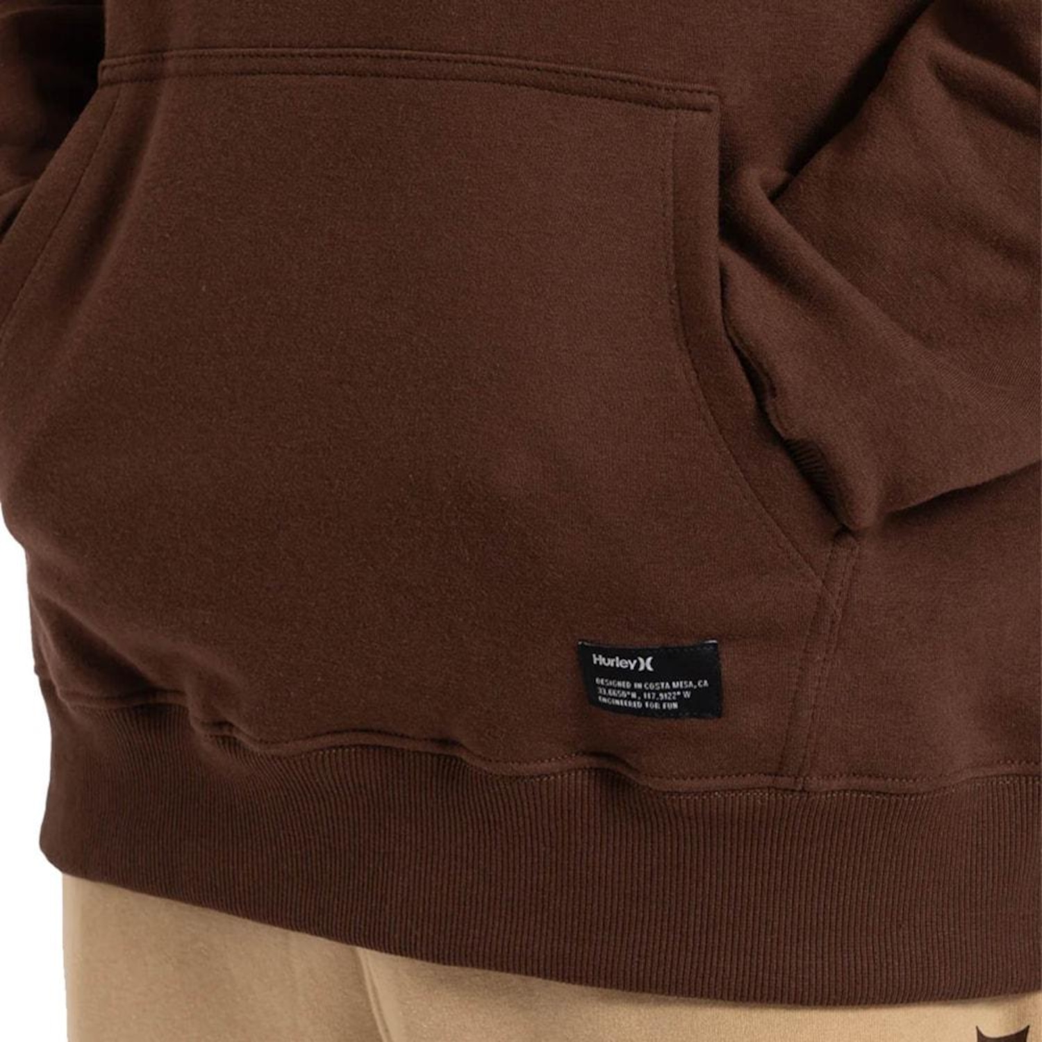 Blusão de Moletom Canguru Hurley Mini Icon II Masculino - Foto 4