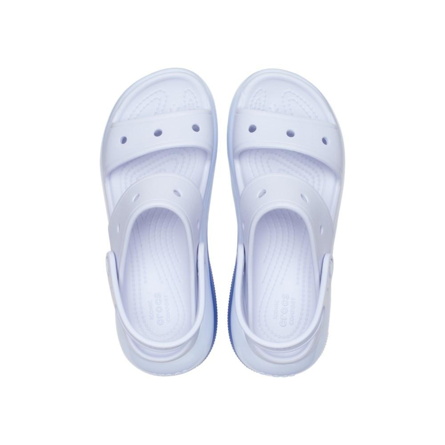 Sandália crocs classic mega crush plataform sandal dreamscape - Feminino - Foto 4