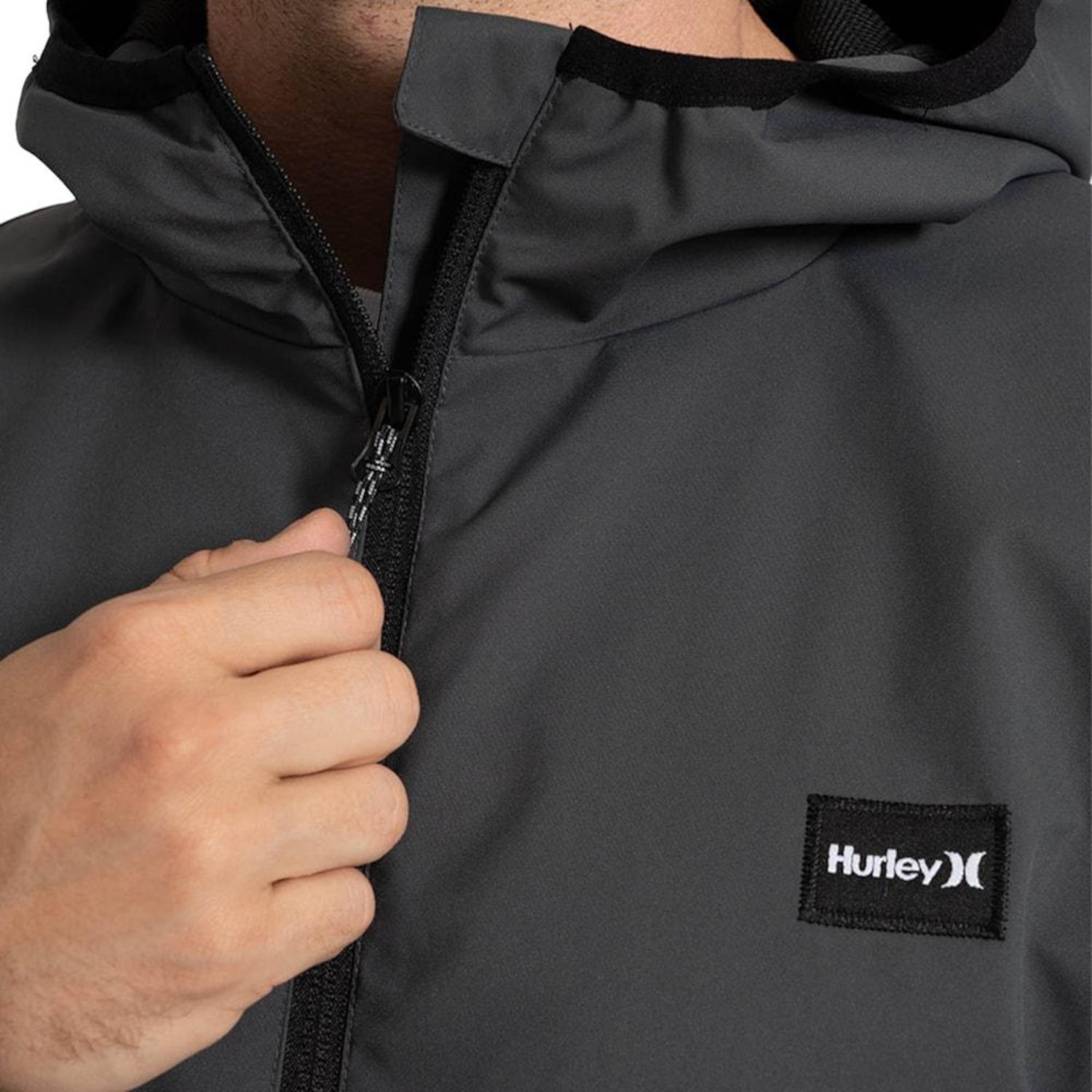 Jaqueta Corta Vento Hurley Tail Masculina - Foto 3