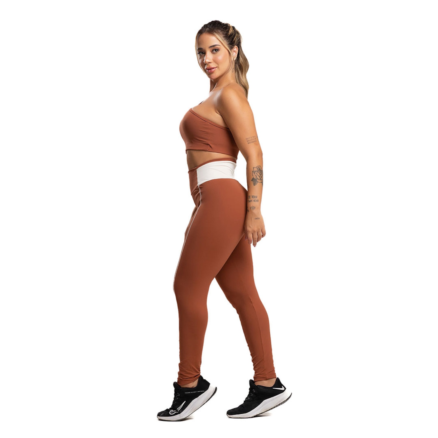 Calça Legging Suplex de Poliamida Mvb Modas Feminina - Foto 4