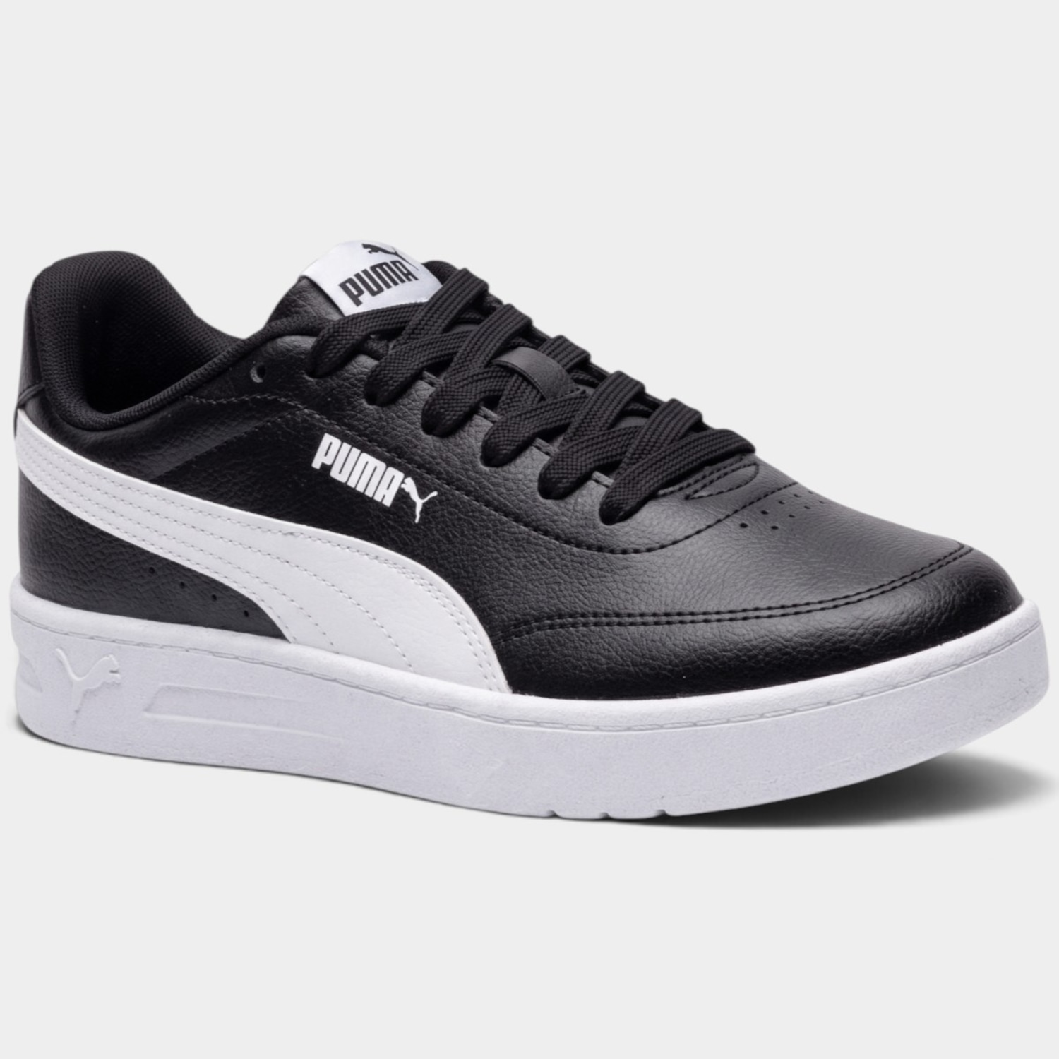 Tênis Masculino Puma Court Classic Clean - Foto 1