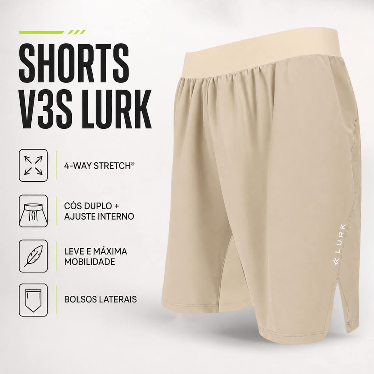 Bermuda Shorts Lurk V3S Masculina - Foto 4