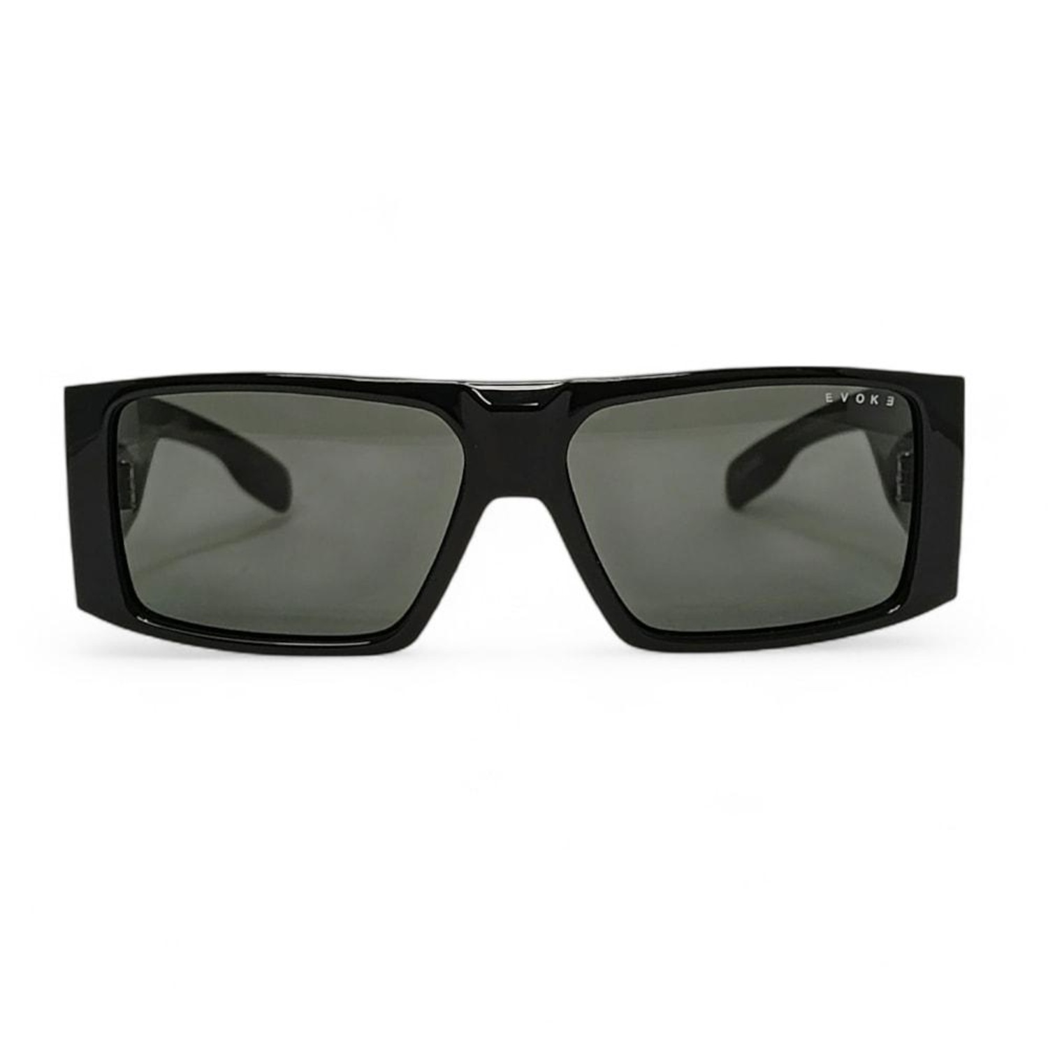 Óculos Evoke Bomber BRH01 Black Shine Verde G15 Total - Foto 2