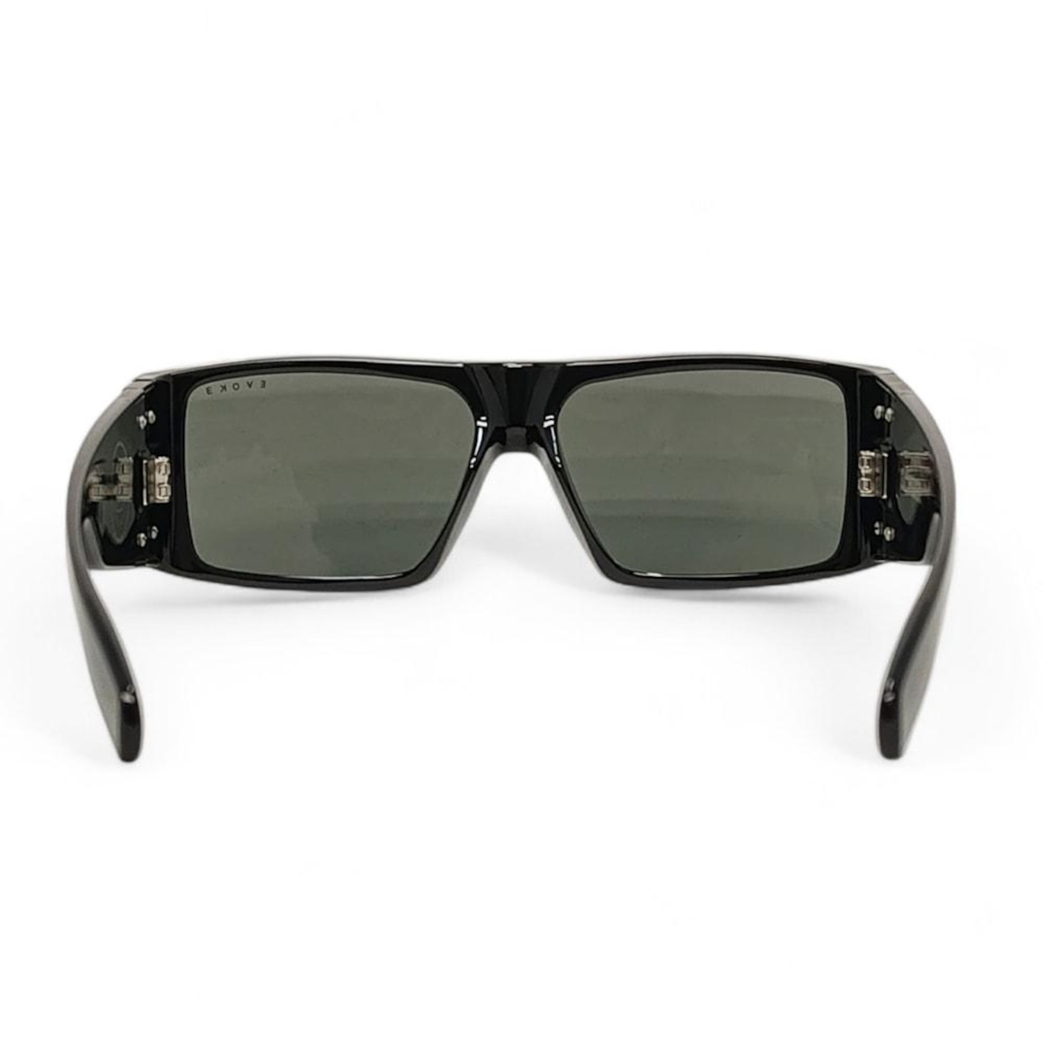 Óculos Evoke Bomber BRH01 Black Shine Verde G15 Total - Foto 4