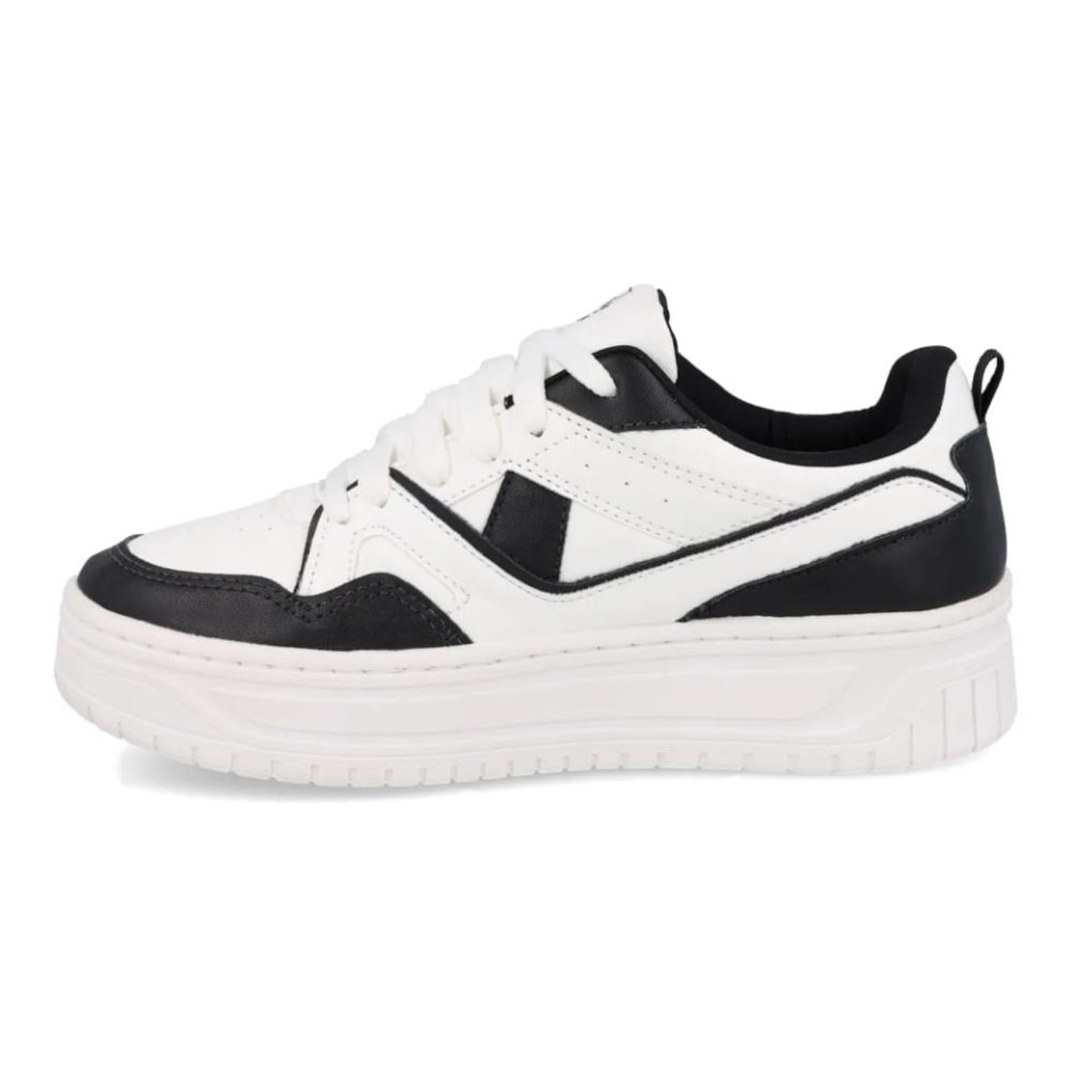 Tênis Feminino Done Head Detalhes Recortes Streetwear - Foto 2