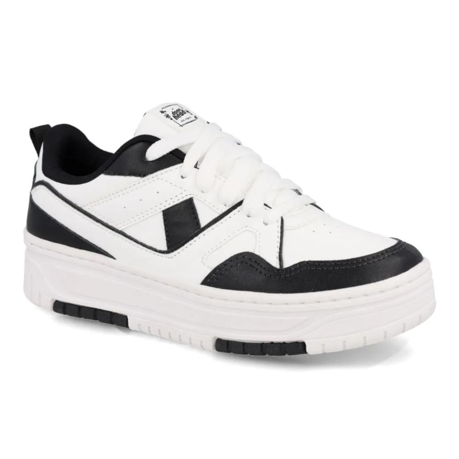 Tênis Feminino Done Head Detalhes Recortes Streetwear - Foto 3