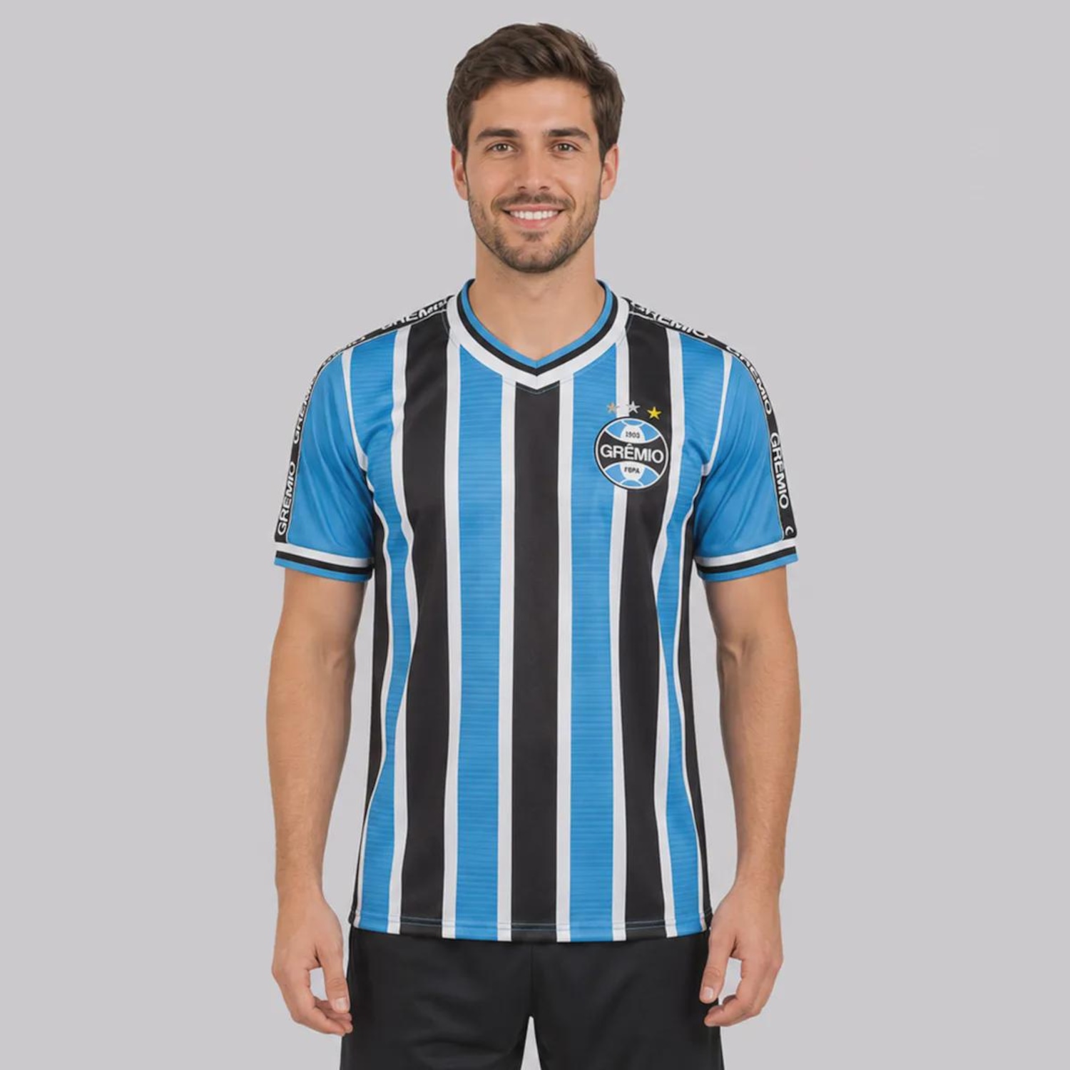 Camisa do Grêmio Tricolor GFBPA Masculina - Foto 1
