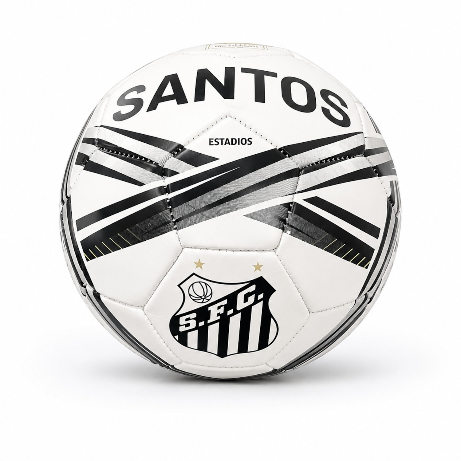 Bola de Futebol de Campo Santos Estádios Original Sportcom - Foto 1