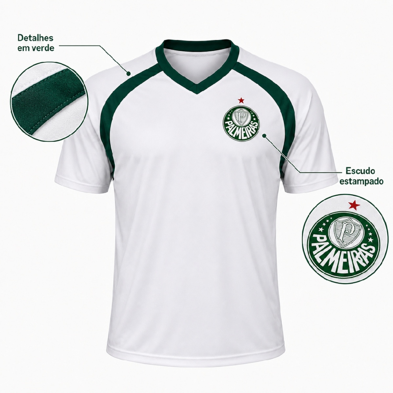 Camisa do Palmeiras Alviverde II Betel - Masculina - Foto 4