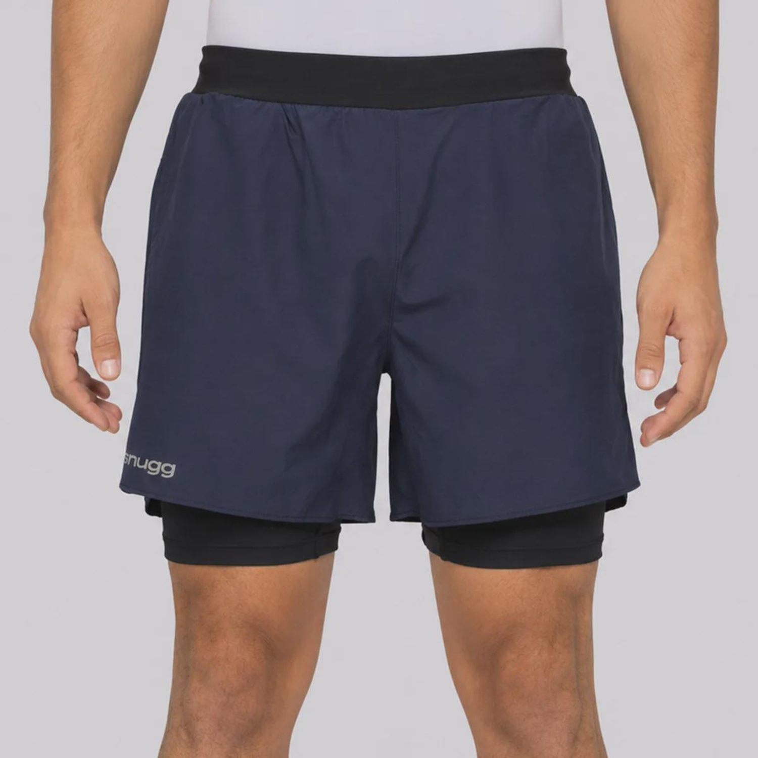 Bermuda Snugg Compressão 2 em 1 Tactel Masculina - Foto 1