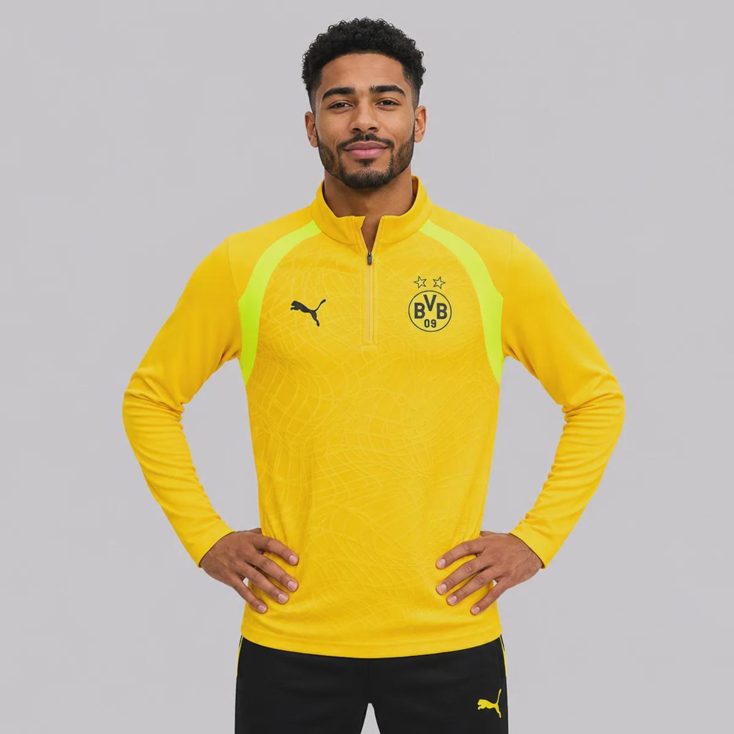 Blusão Borussia Dortmund Treino Puma Masculino - Foto 1