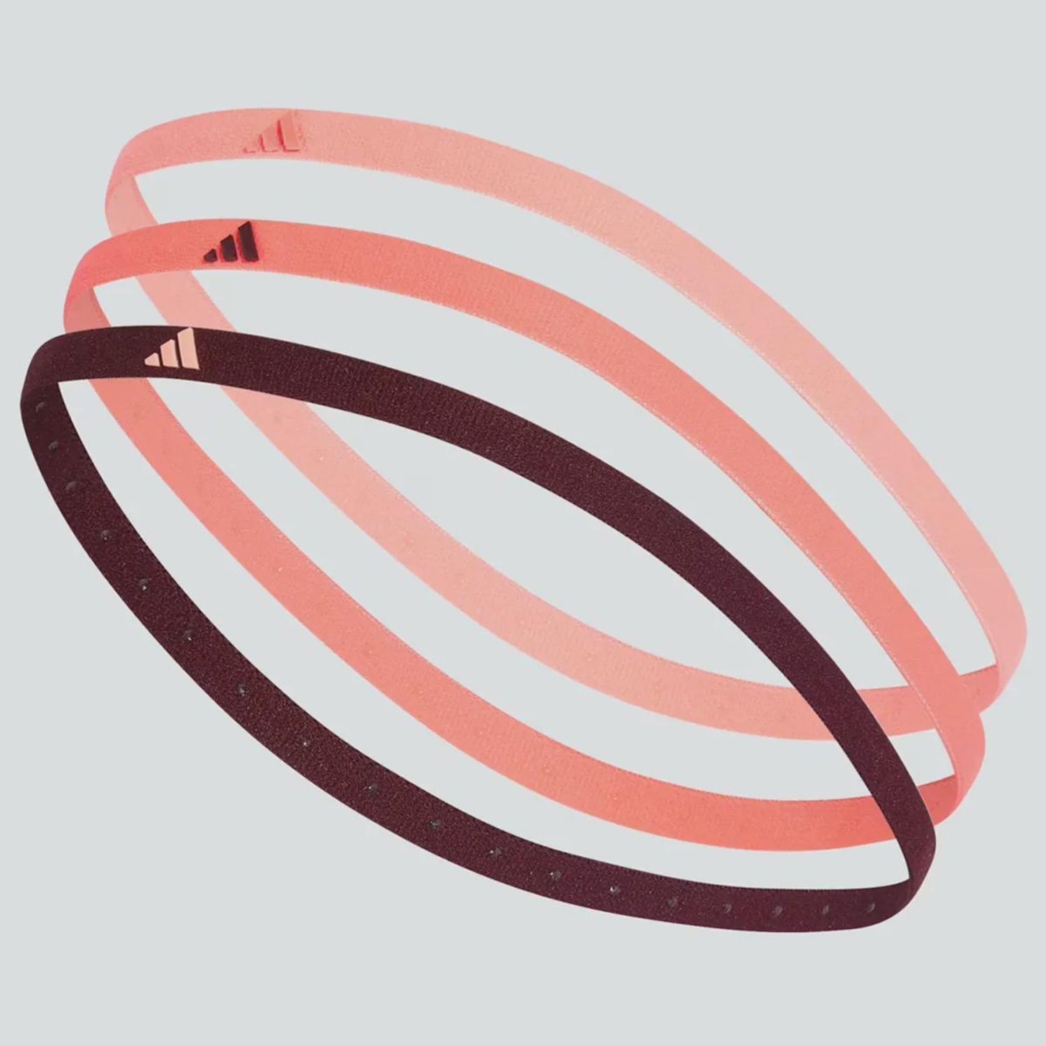 Kit 3 Faixa de Cabeça adidas Hairband - Adulto - Foto 1