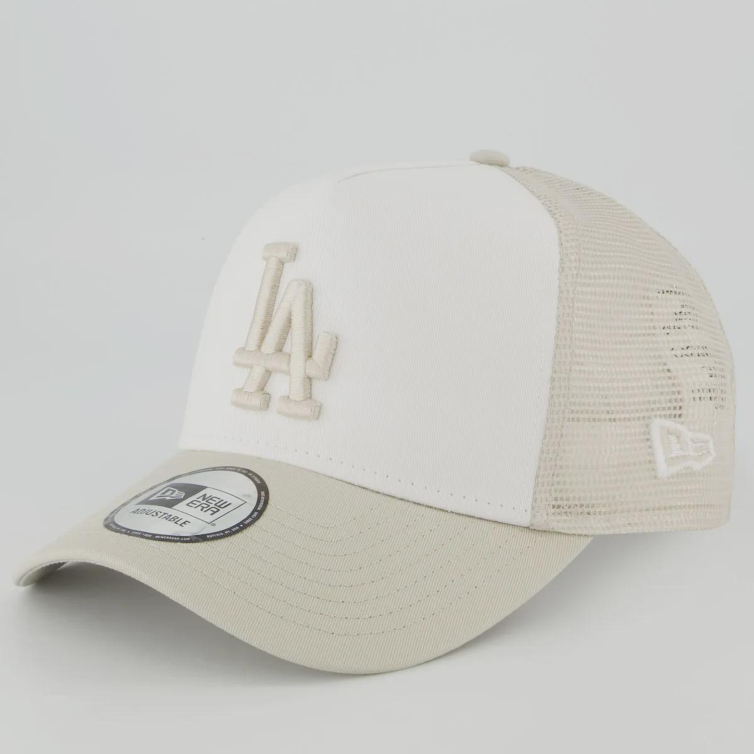Boné New Era Los Angeles Dodgers 940AF League Essential Trucker MLB Aba Curva - Foto 1