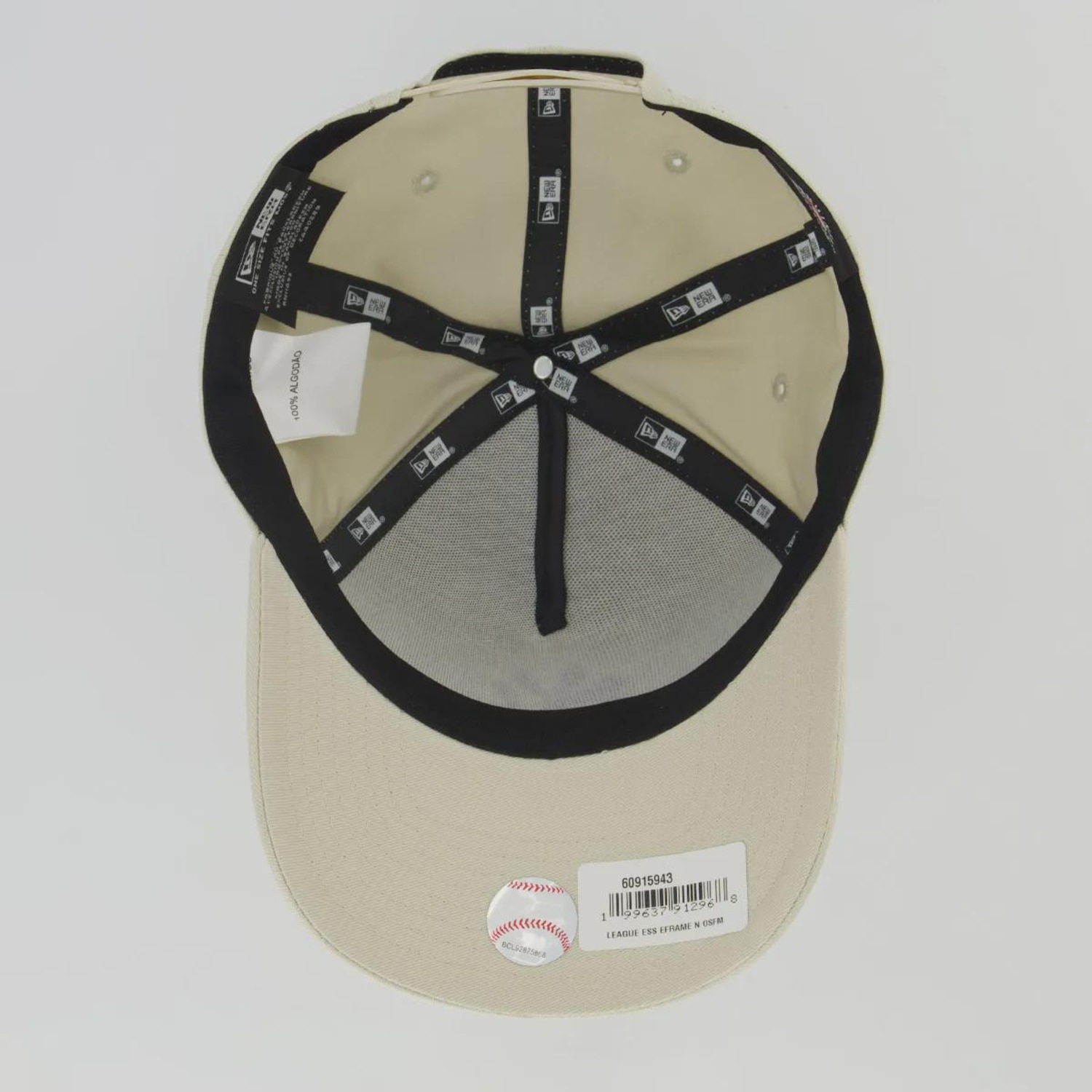 Boné Unissex New Era New York Yankees 940A League Essential MLB Aba Curva - Foto 4