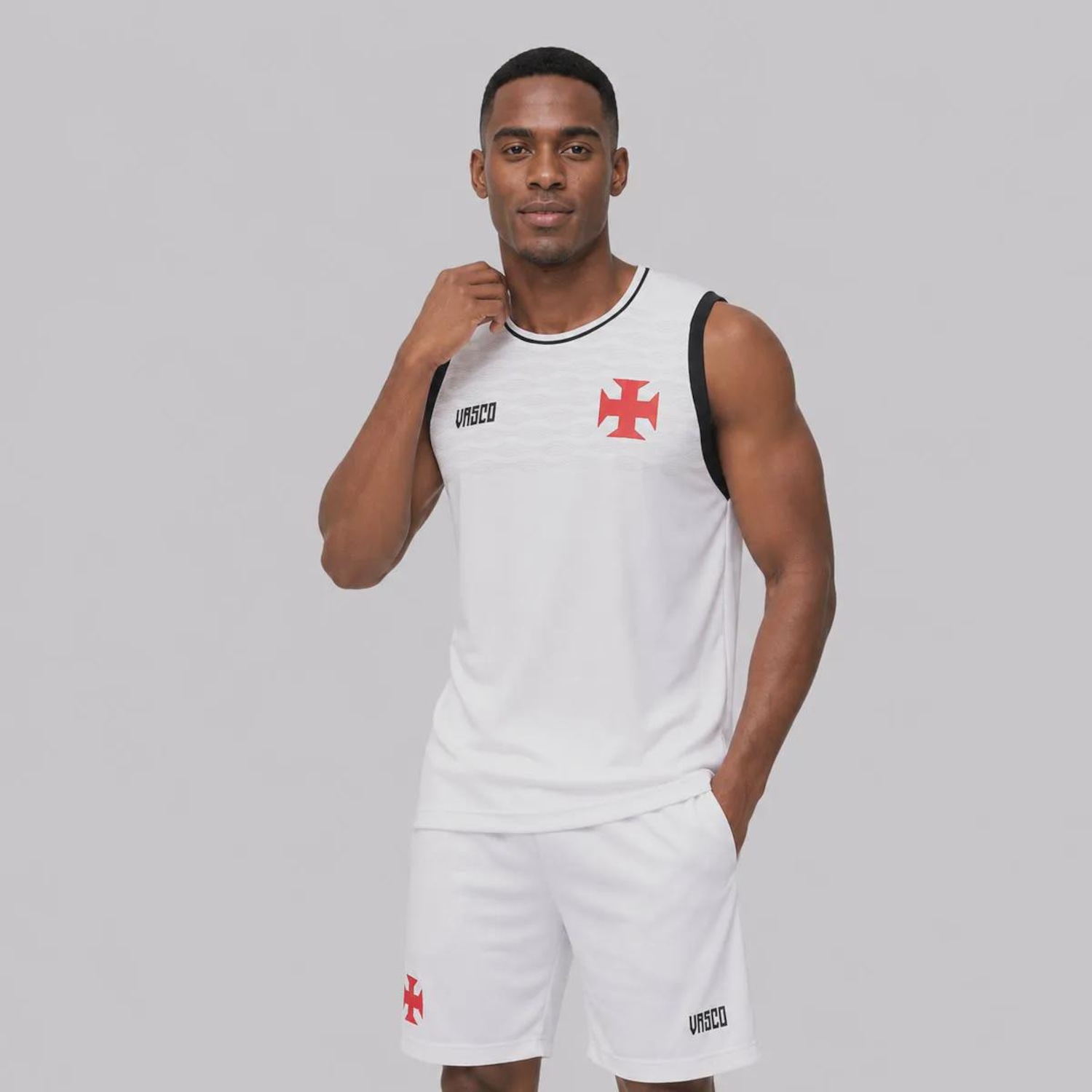 Camiseta Regata Vasco Forte Masculina - Foto 3