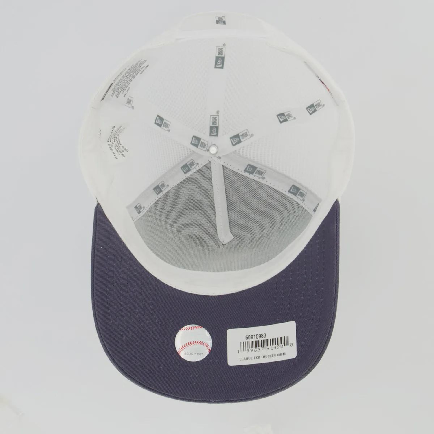 Boné Unissex New Era Los Angeles Dodgers 940AF League Essential Trucker MLB Aba Curva - Foto 4