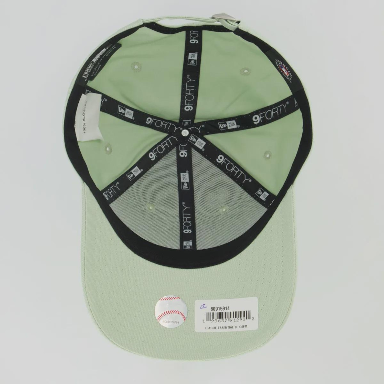 Boné Unissex New Era Los Angeles Dodgers 940 League Essential MLB Aba Curva - Foto 4