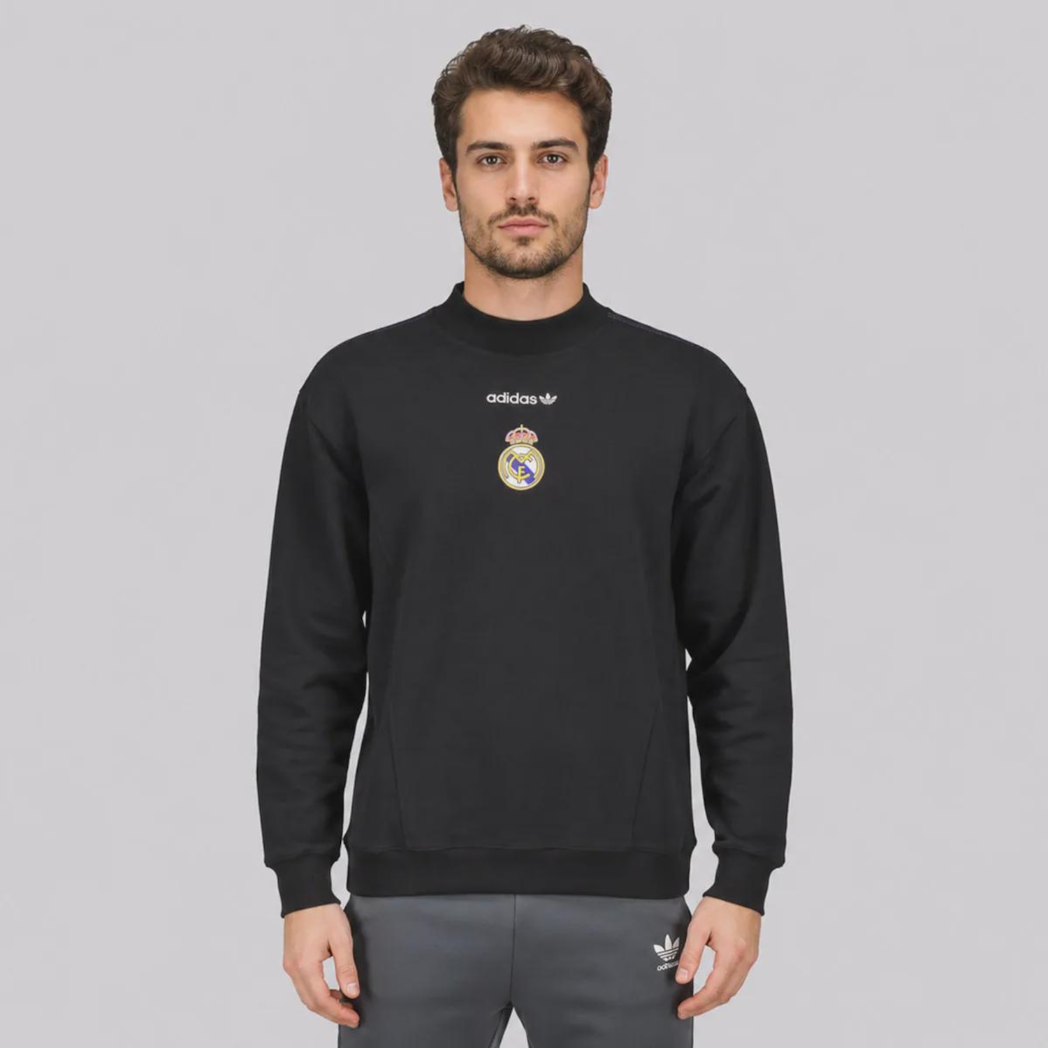 Blusão de Moletom Real Madrid EQT adidas Masculino - Foto 1