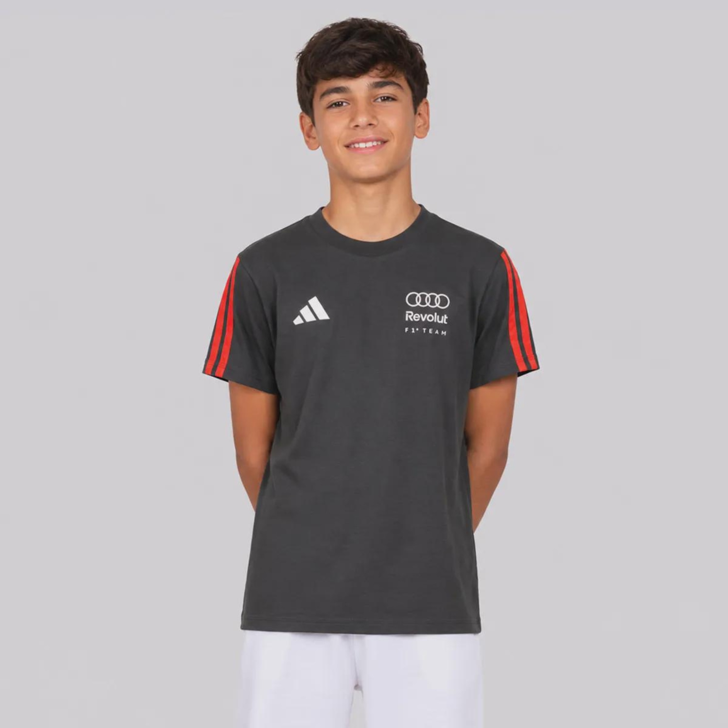 Camiseta adidas Audi Revolut DNA Infantil - Foto 1