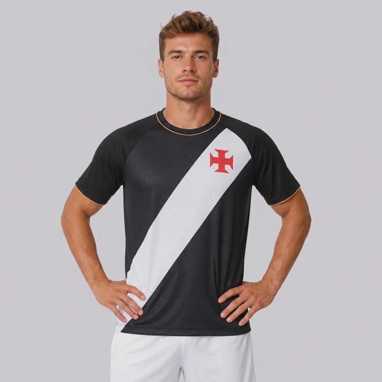 Camisa do Vasco Fluidez Masculina - Foto 1