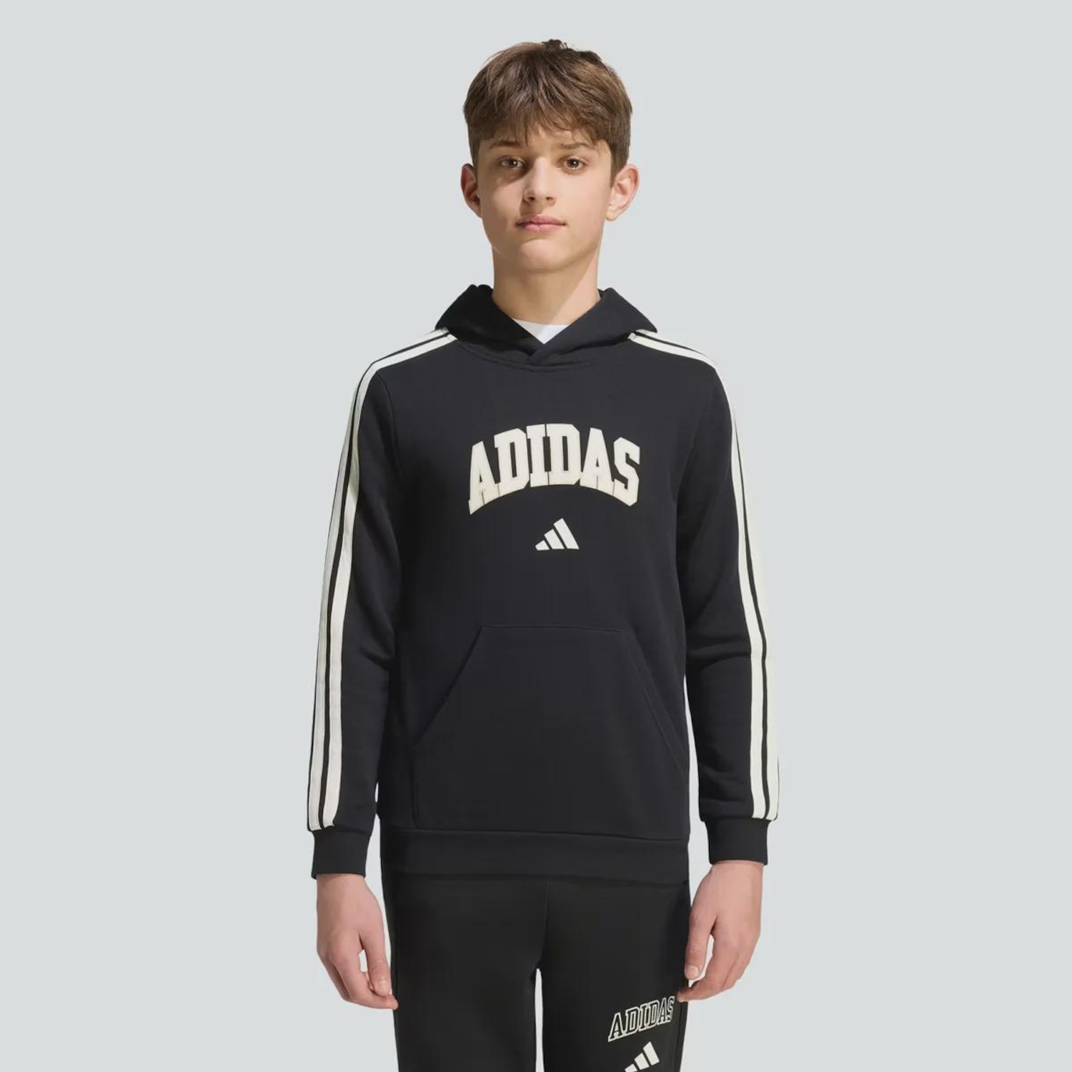 Blusão de Moletom adidas Colleg - Infantil - Foto 1