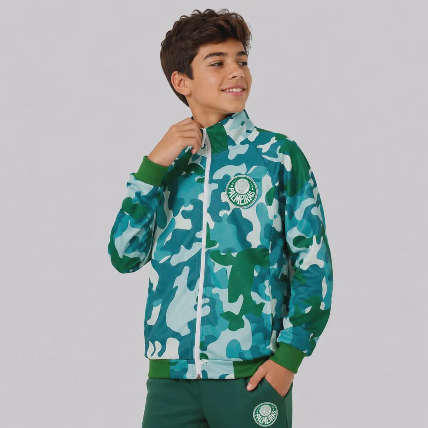 Jaqueta do Palmeiras Camuflada Infantil - Foto 3