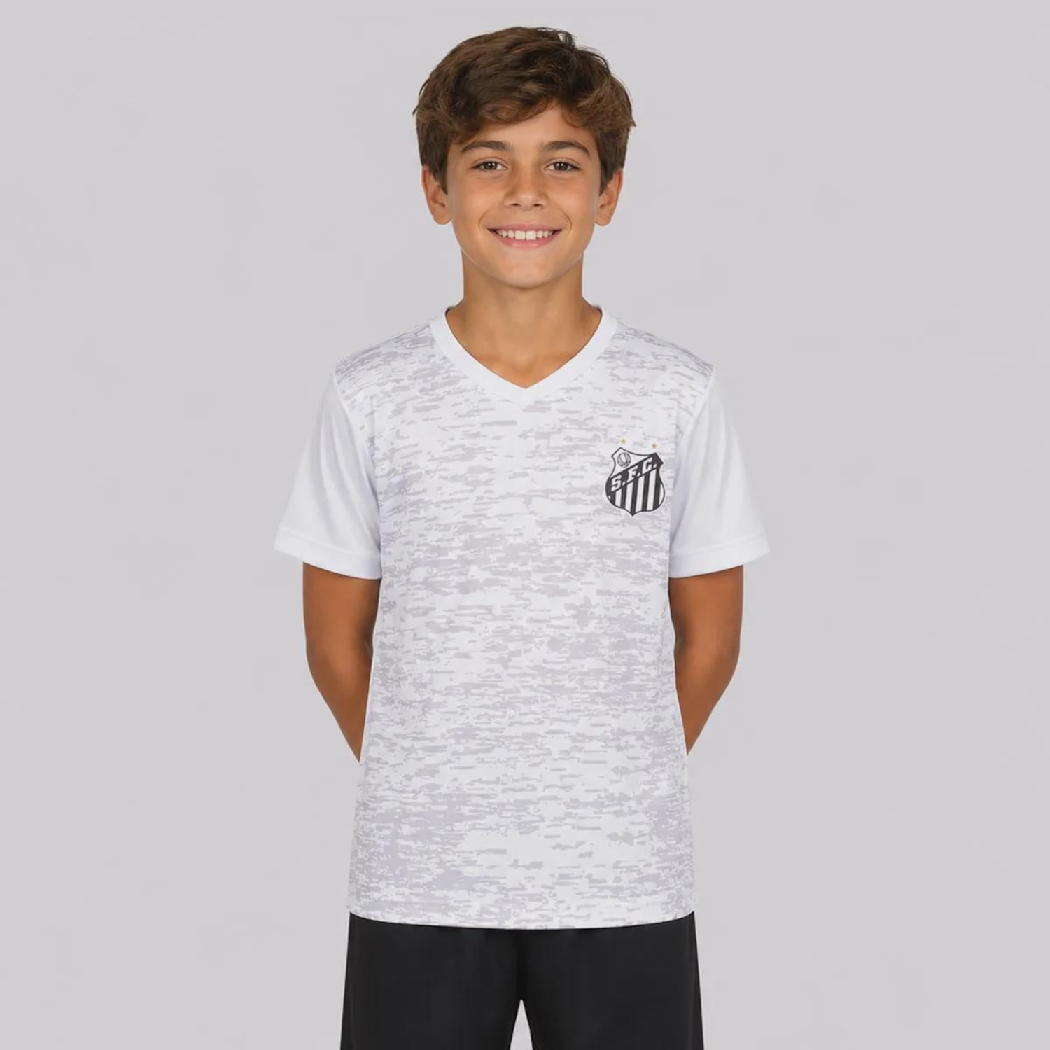 Camisa do Santos Rajada Infantil - Foto 1