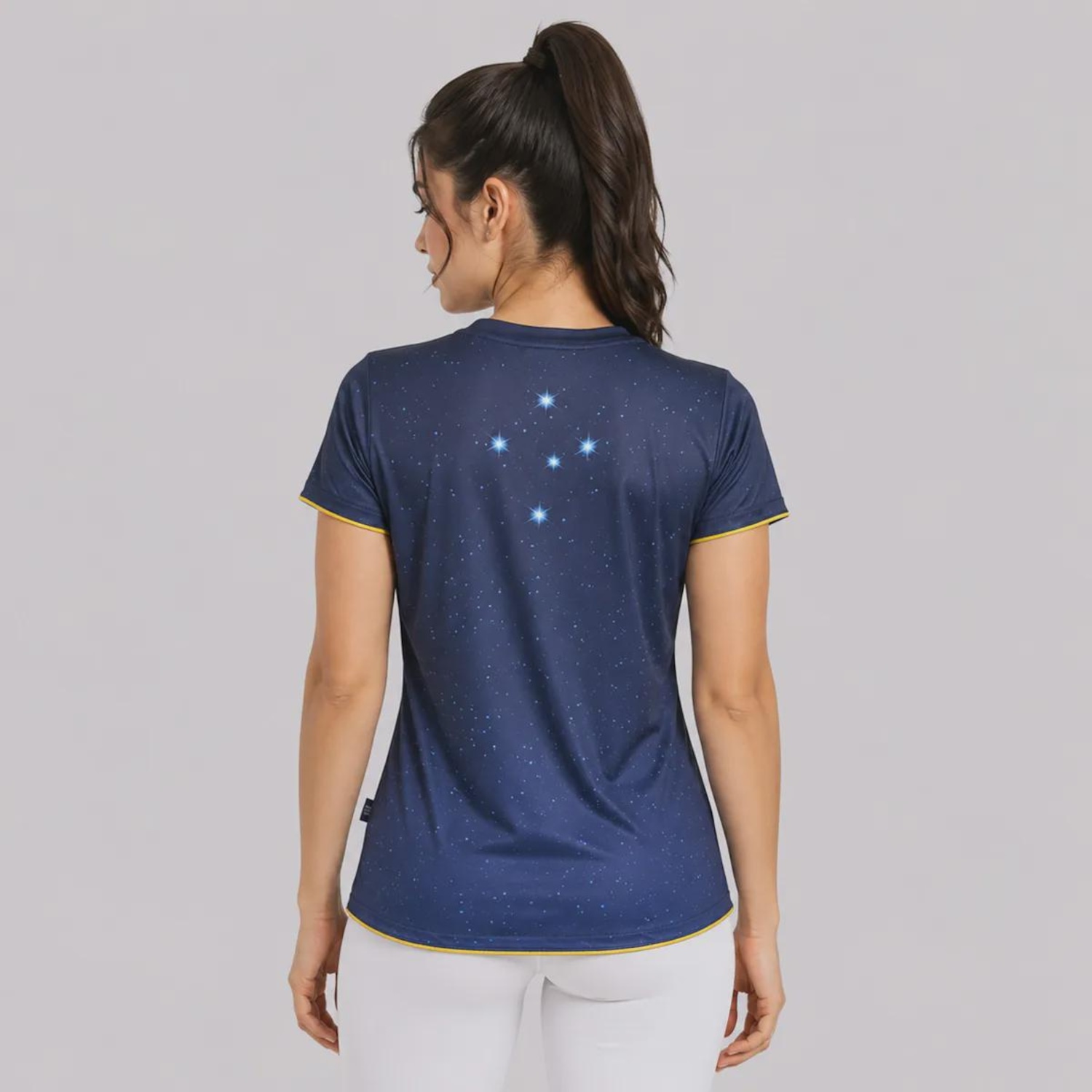 Camisa Baby Look do Cruzeiro Esportiva Constelação Feminina - Foto 4