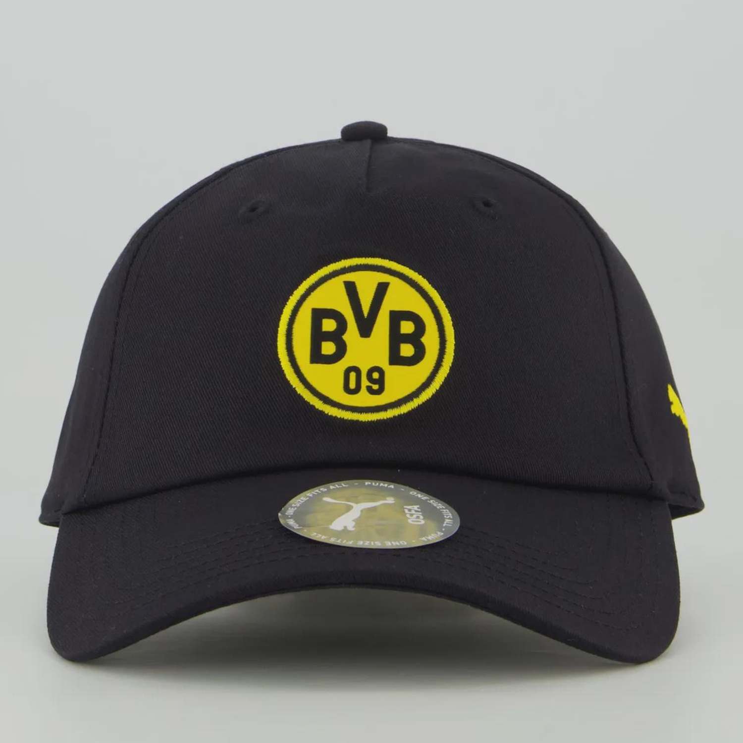 Boné Unissex Borussia Dortmund Puma ESS - Aba Curva - Foto 2