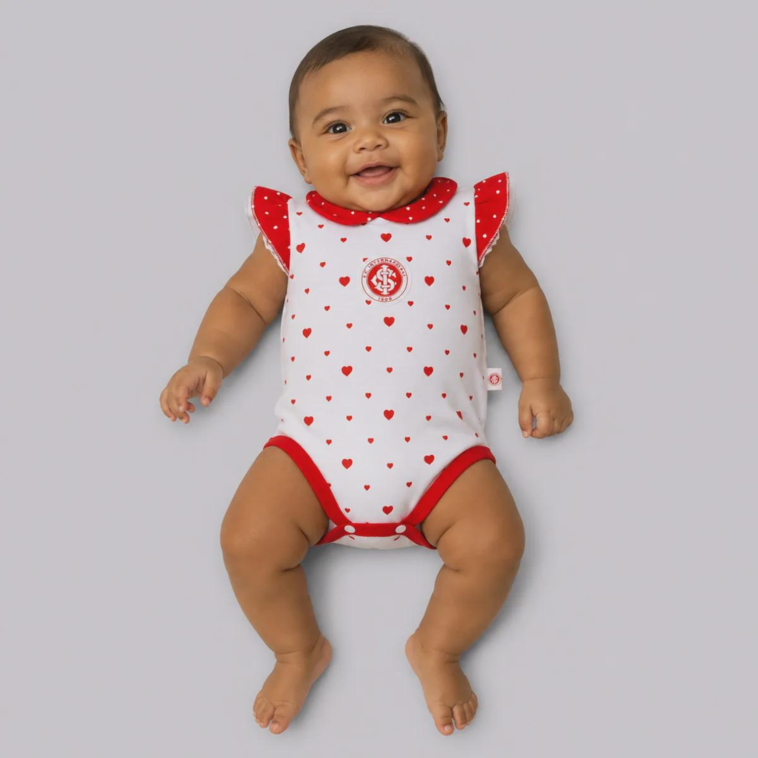 Body do Internacional Corações Infantil - Foto 1