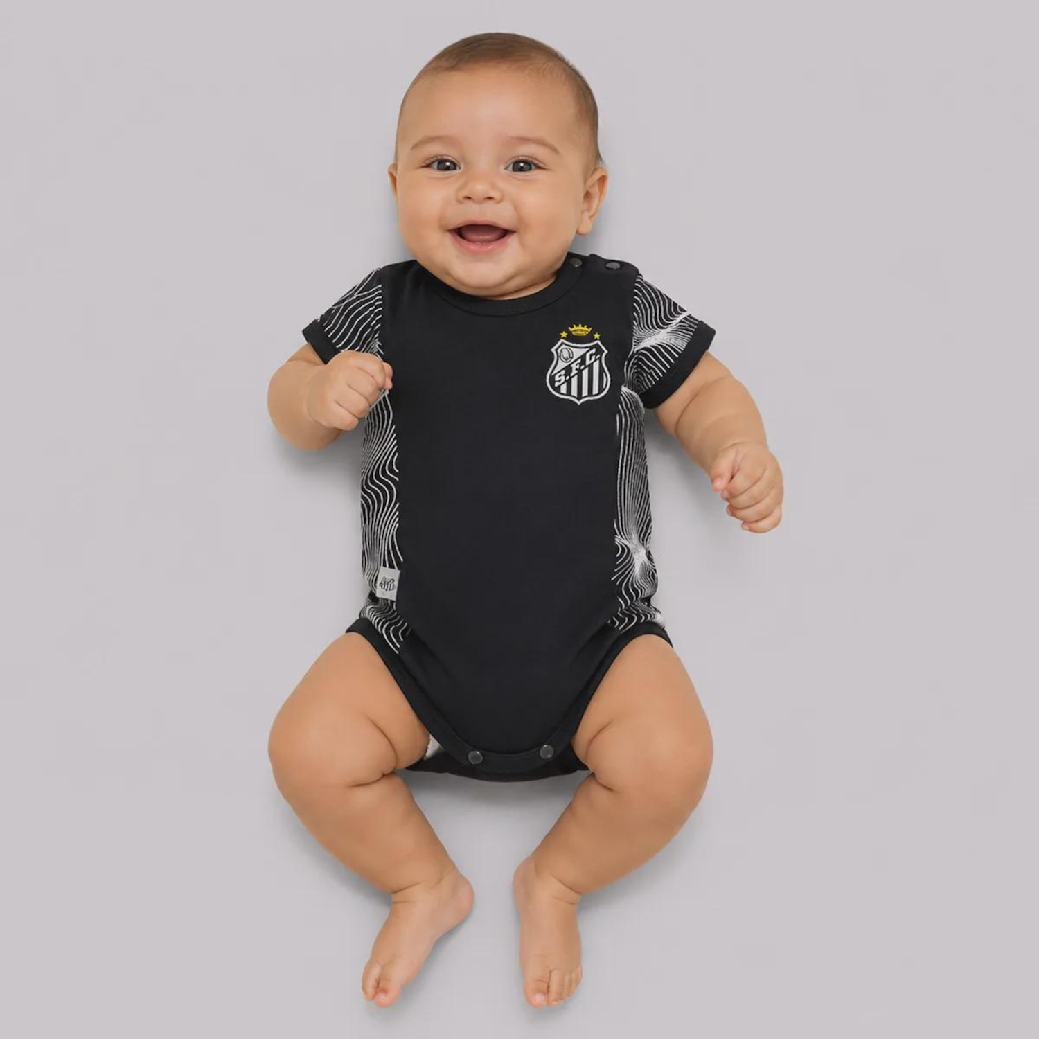 Body do Santos Camisa Goleiro Infantil - Foto 1