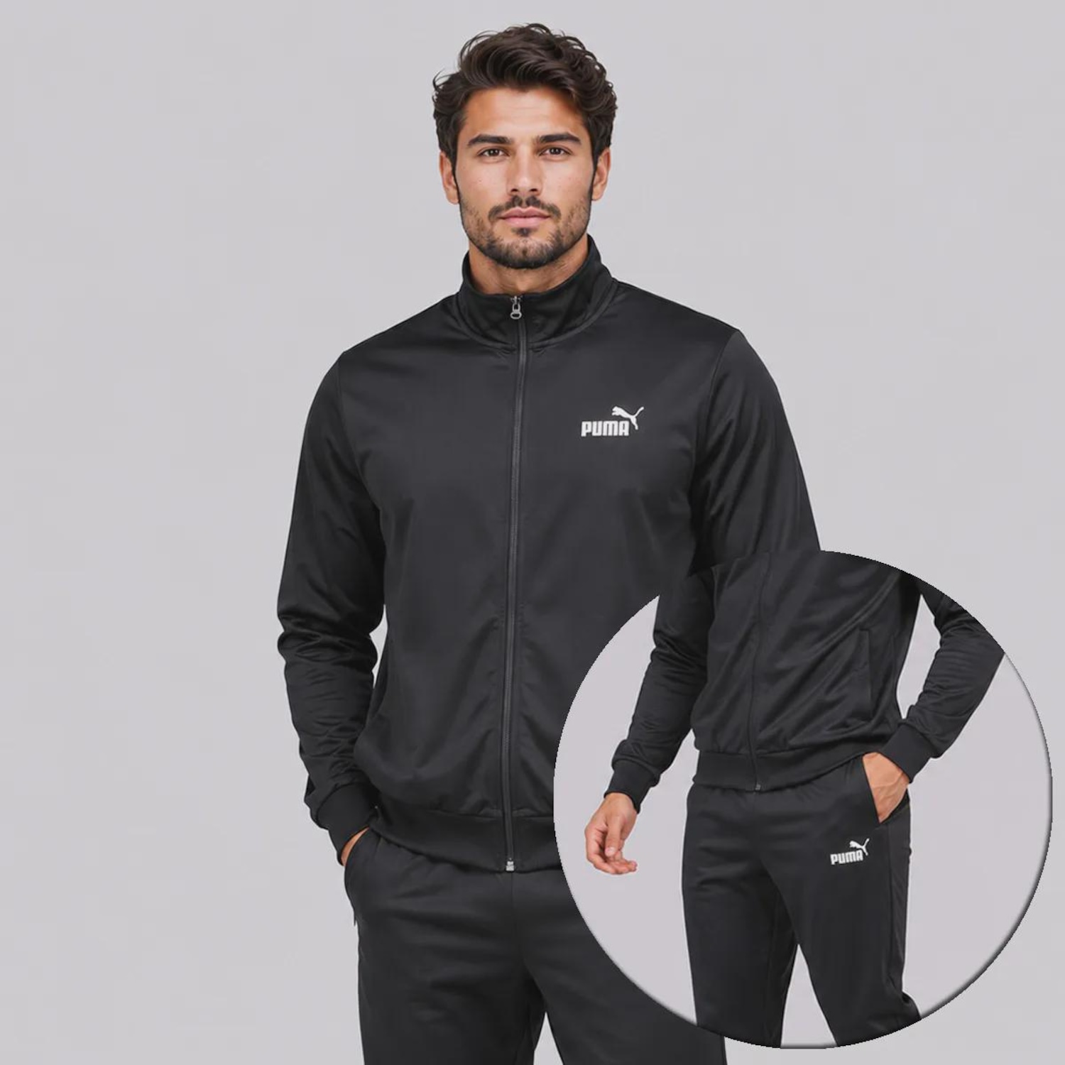 Agasalho Puma Ess Poly Suit Masculino - Foto 2