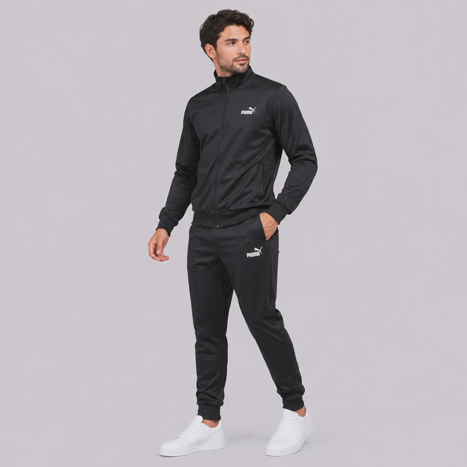 Agasalho Puma Ess Poly Suit Masculino - Foto 3