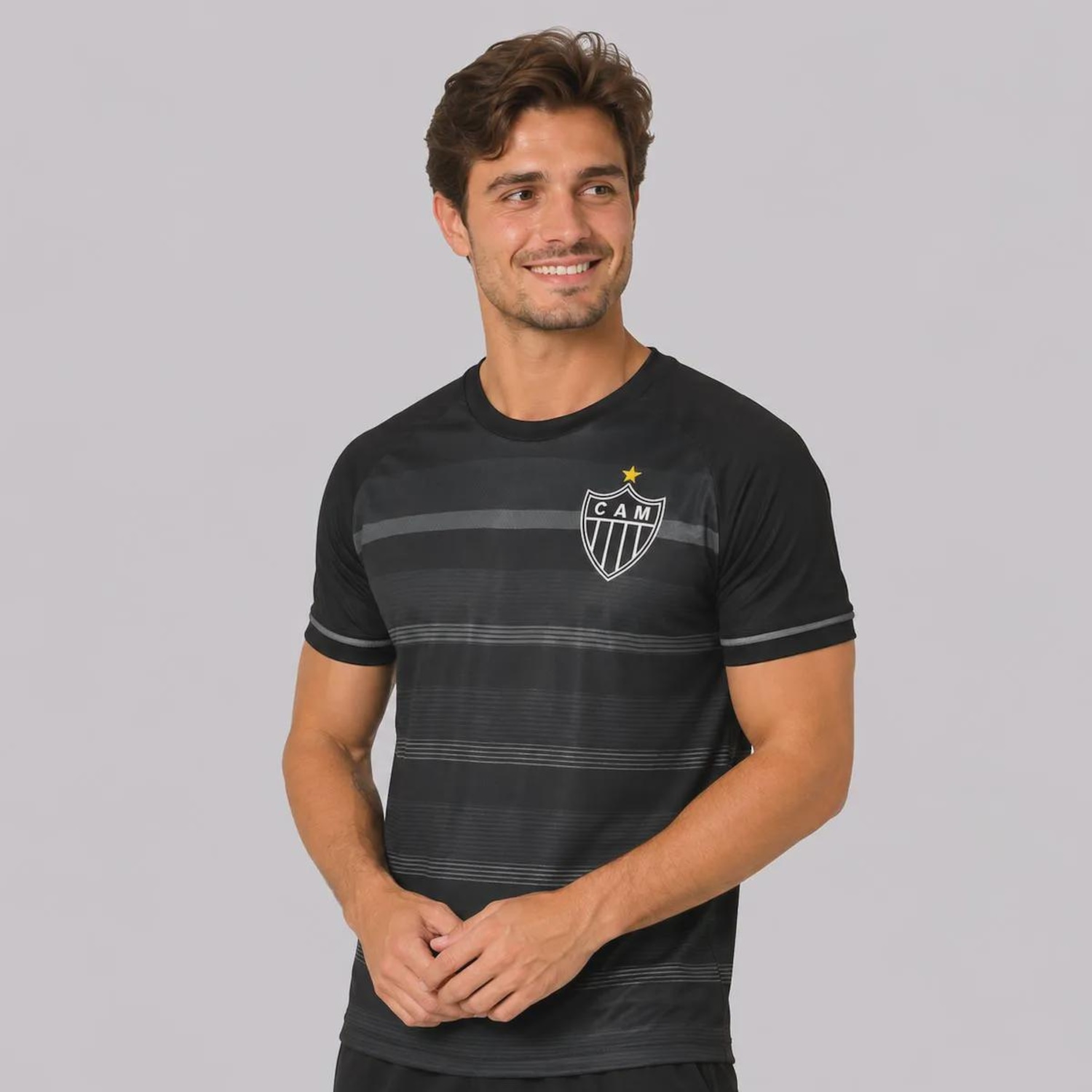 Camisa do Atlético Mineiro Logo Classic Masculina - Foto 3
