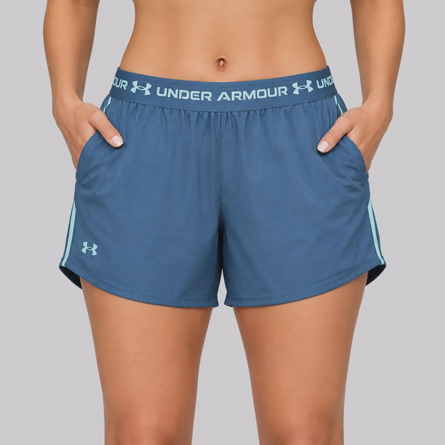 Shorts Under Armour Tech Play Up Feminino - Foto 1