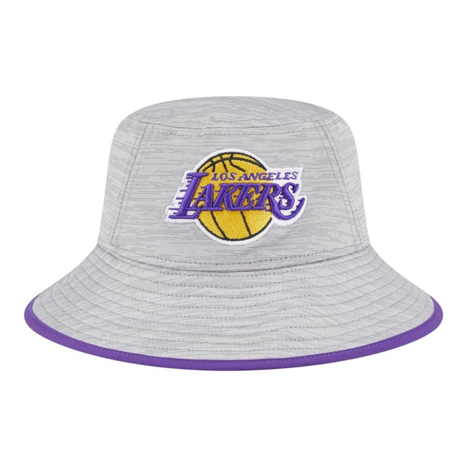 Bucket Masculino New Era Heathered Los Angeles Lakers - Foto 1