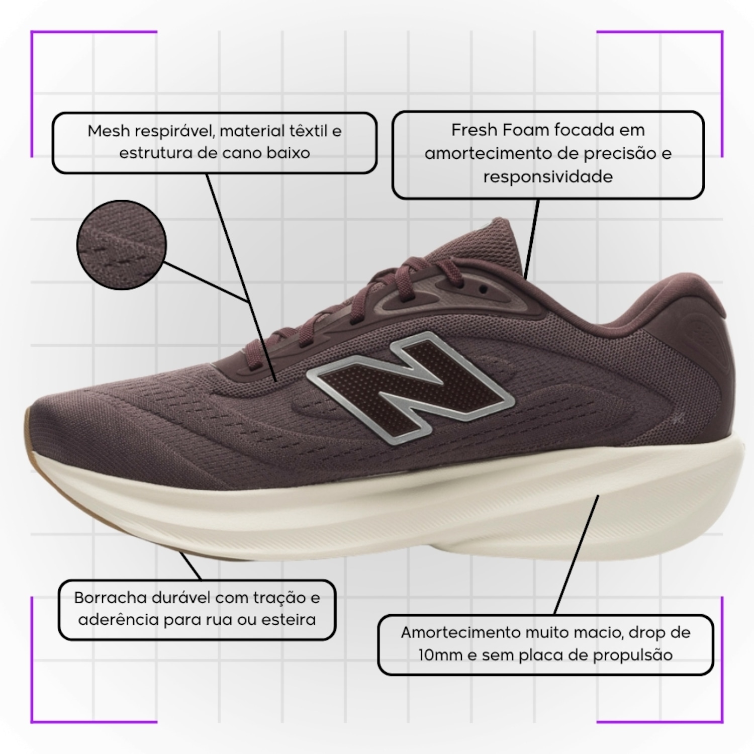 Tênis Masculino New Balance Fresh Foam 680V9 - Foto 3