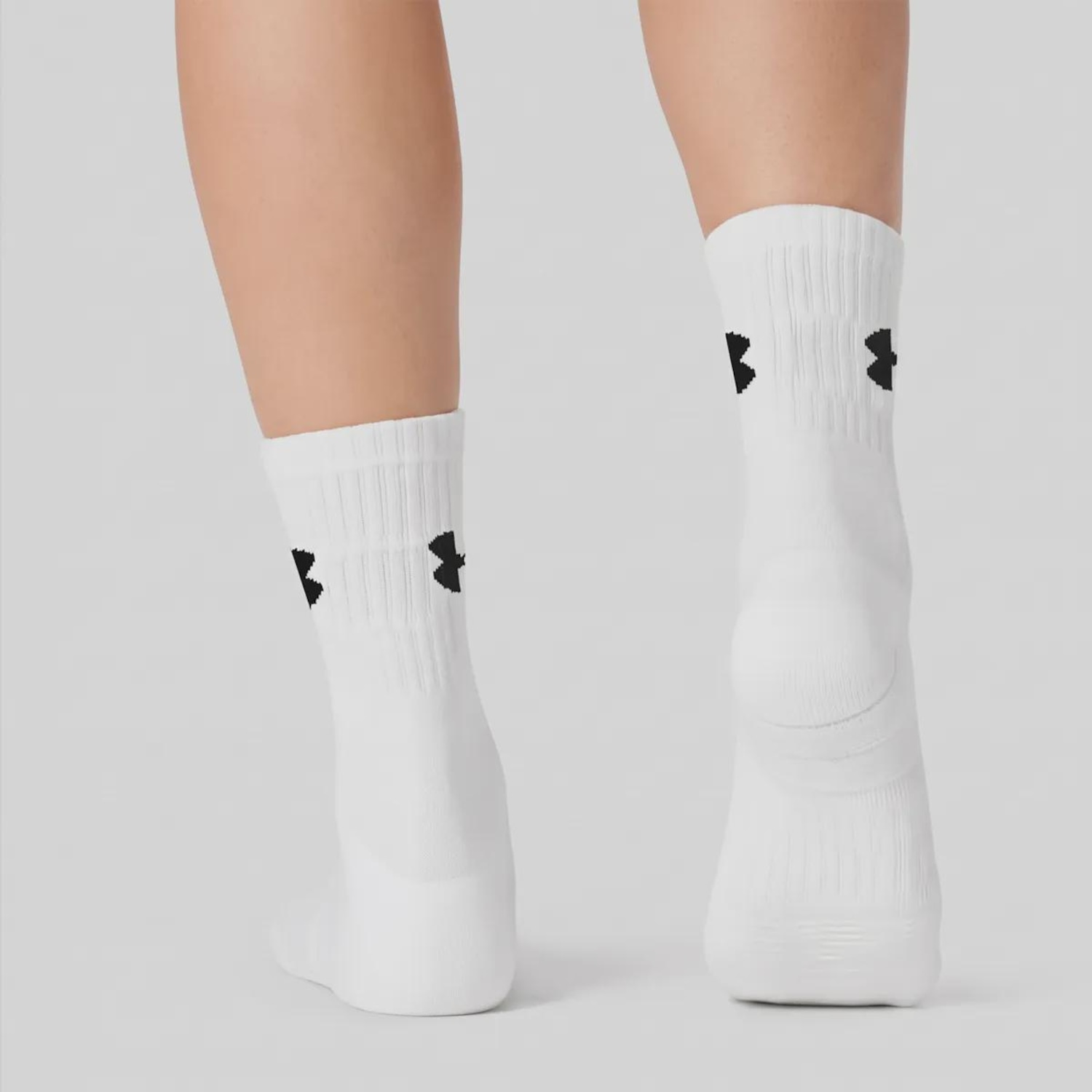 Kit 3 Pares de Meia Cano Alto Under Armour Tripack Feminina - Foto 2