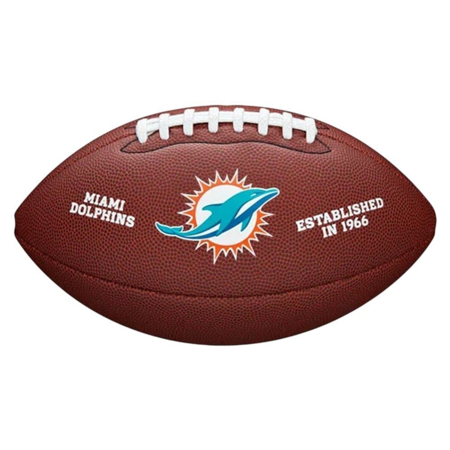 Bola de Futebol Americano Wilson NFL Team Backyard Legend Miami Dolphins - Foto 1