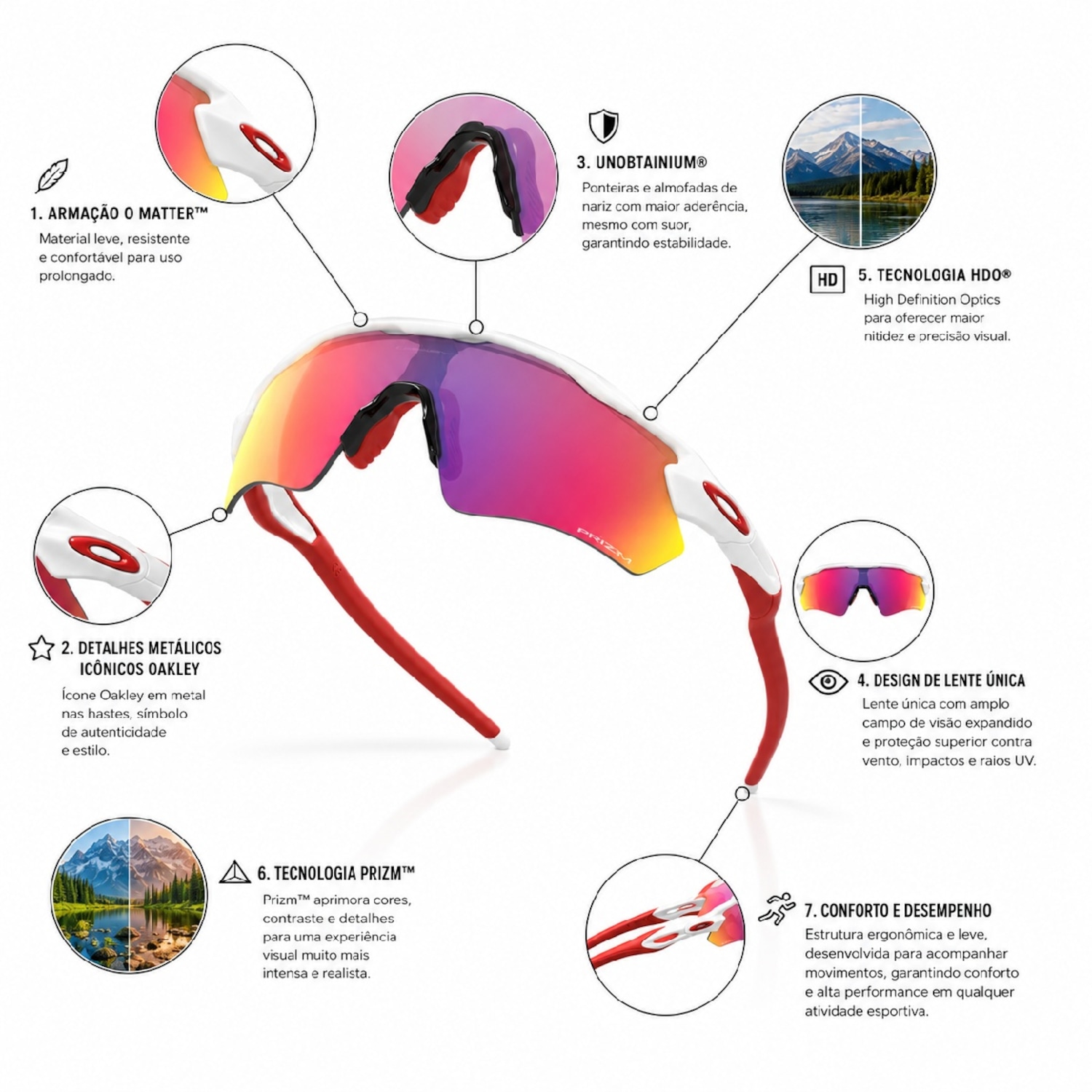 Óculos de Sol Oakley Radar EV - Foto 3