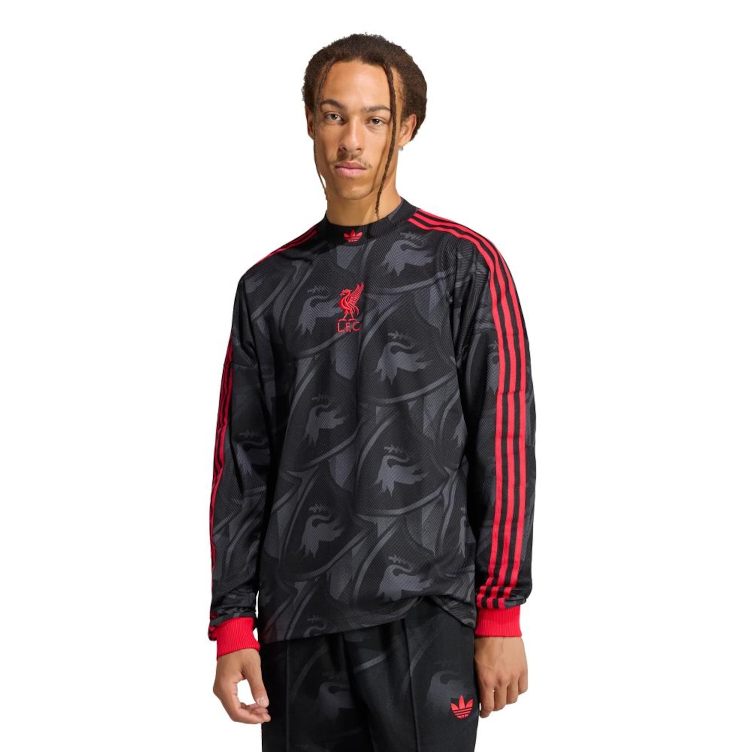 Camisa Manga Longa Liverpool adidas LFSTLR Unissex - Foto 1