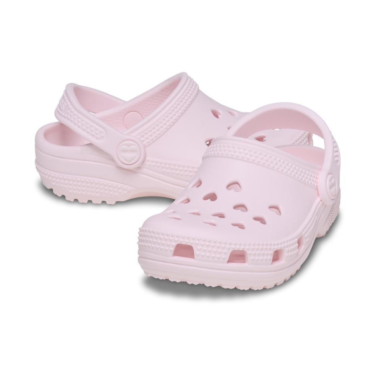 Sandália Infantil Crocs Classic Hearts Cut Out Clog T - Foto 3