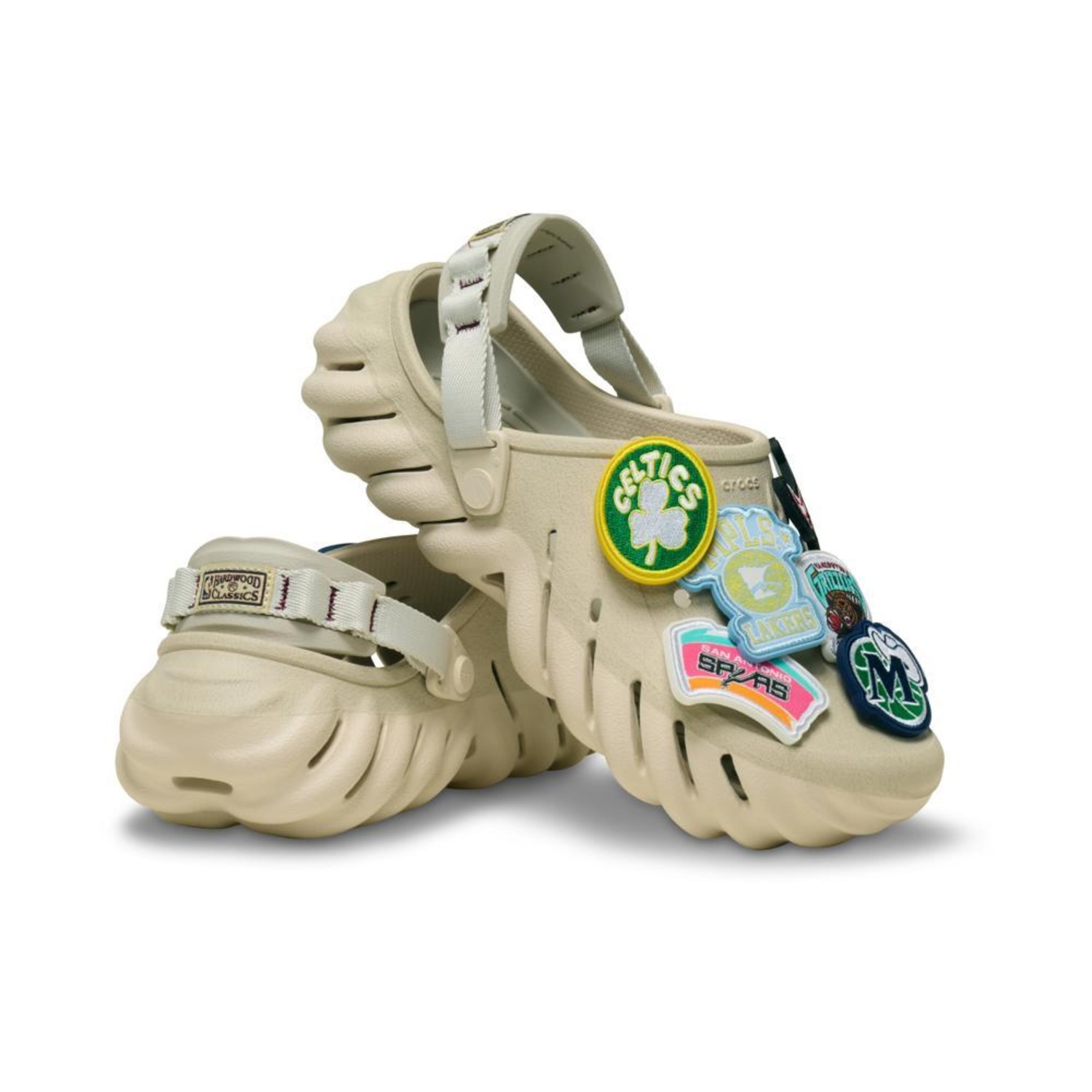 Sandália Unissex Crocs NBA Echo Clog Multi - Foto 4