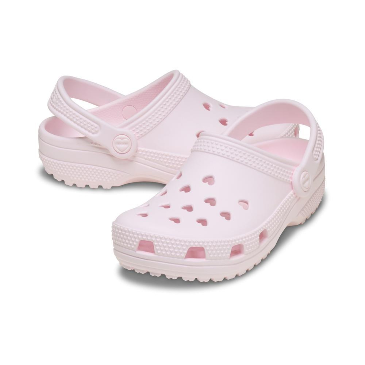 Sandália Infantil Crocs Classic Hearts Cut Out Clog - Foto 3