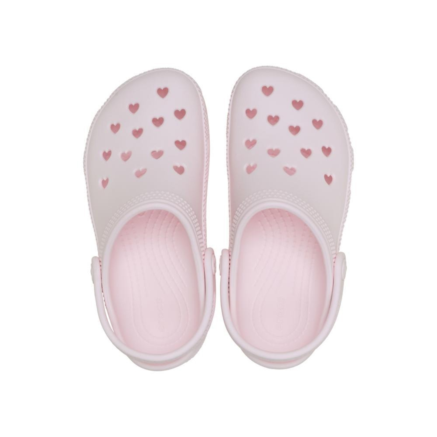 Sandália Infantil Crocs Classic Hearts Cut Out Clog - Foto 4