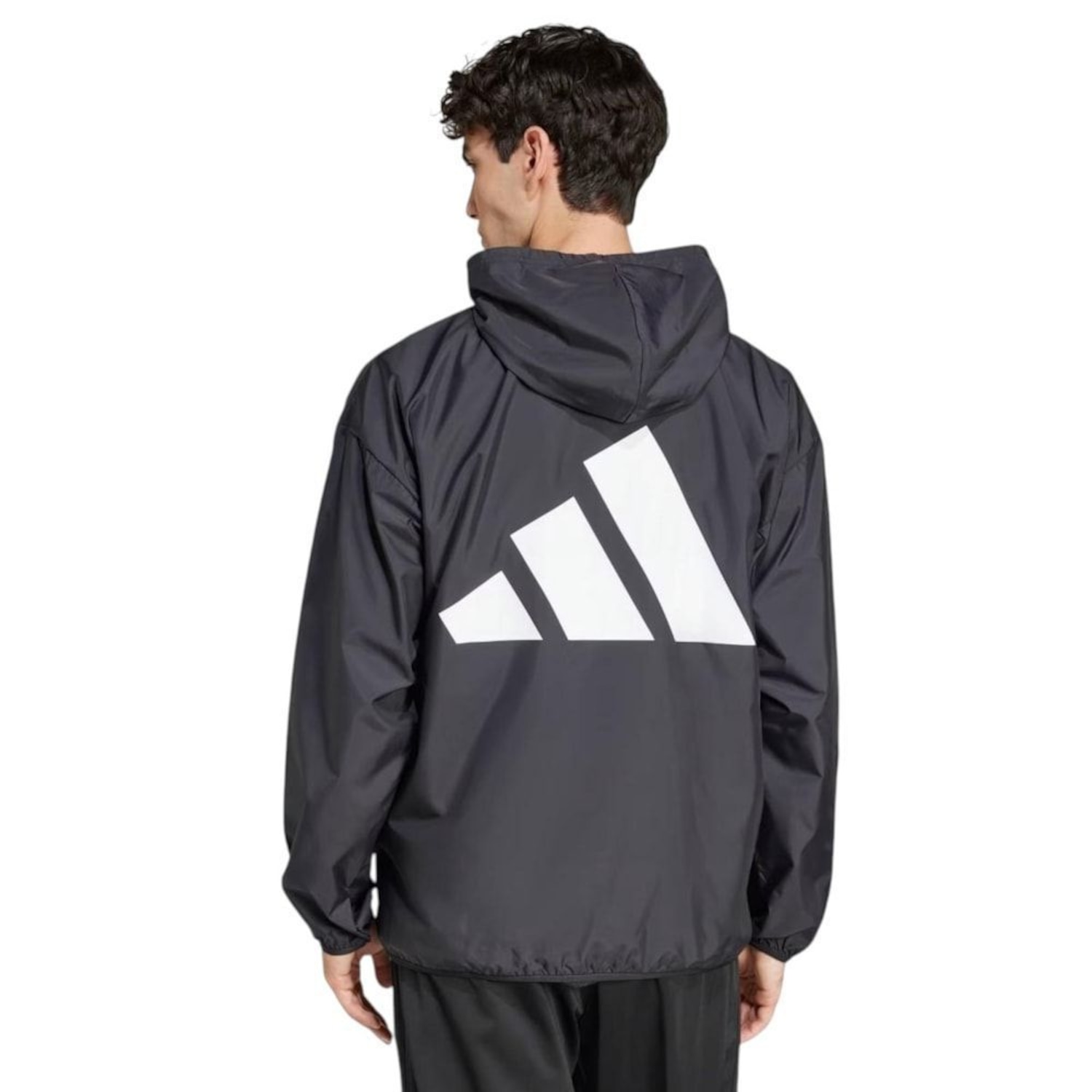Jaqueta Corta Vento adidas Essentials Big Logo Masculina - Foto 2